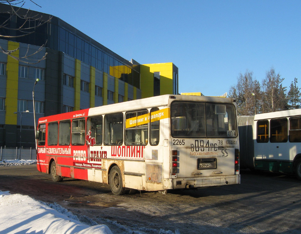 Санкт-Петербург, ЛиАЗ-5256.25 № 2265