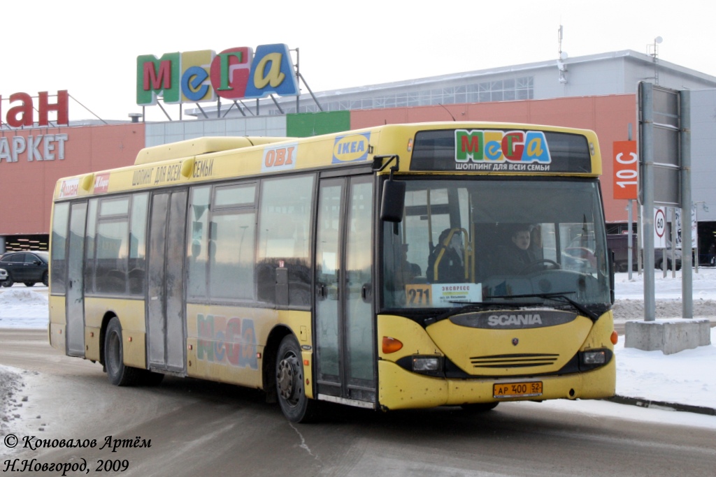 Нижегородская область, Scania OmniLink I (Скания-Питер) № АР 400 52