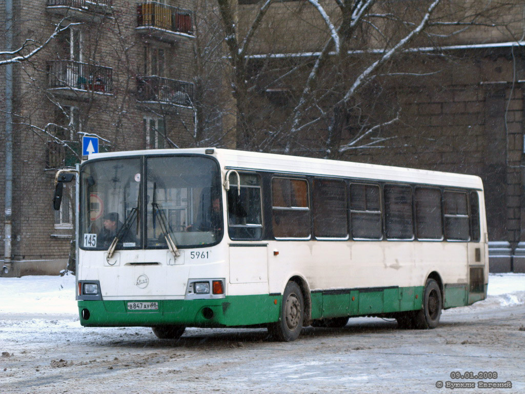 Санкт-Петербург, ЛиАЗ-5256.25 № 5961