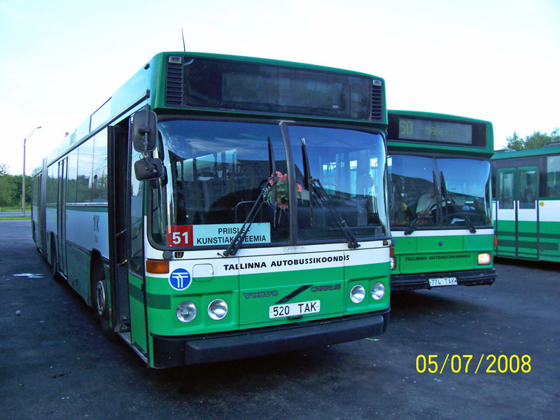 Эстония, Carrus N204 City № 3520