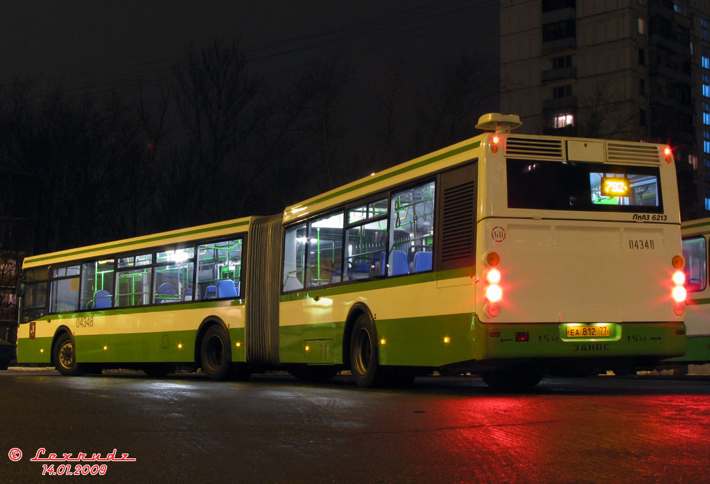 Москва, ЛиАЗ-6213.20 № 04348