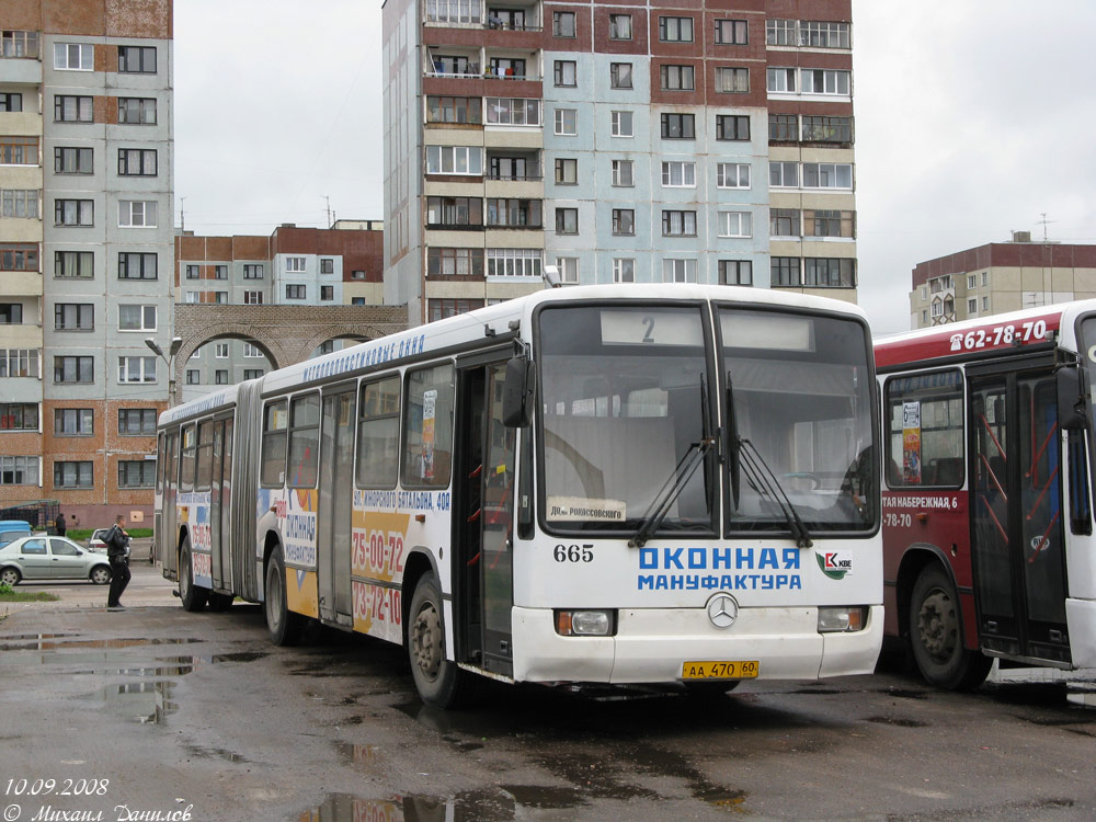 Псковская область, Mercedes-Benz O345G № 665