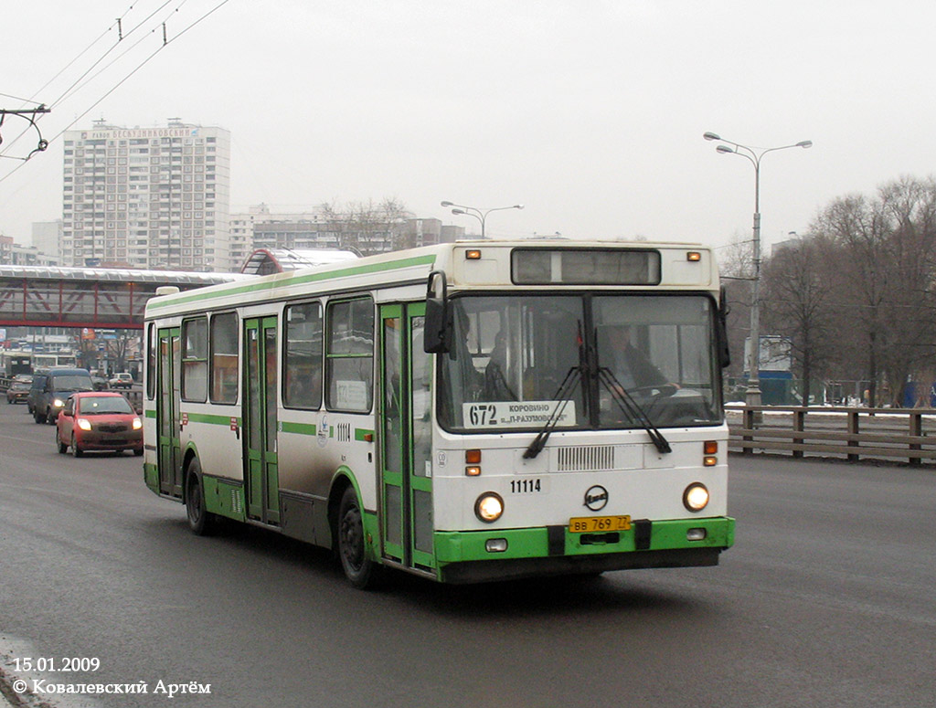 Москва, ЛиАЗ-5256.25 № 11114