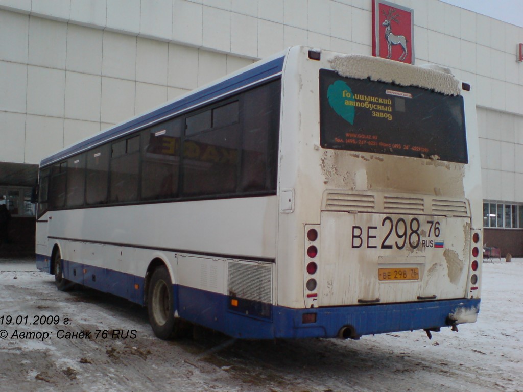 Ярославская область, ЛиАЗ-5256.23-01 (ГолАЗ) № ВЕ 298 76