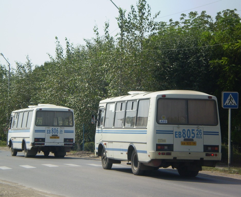 Ставропольский край, ПАЗ-32053 № ЕВ 805 26