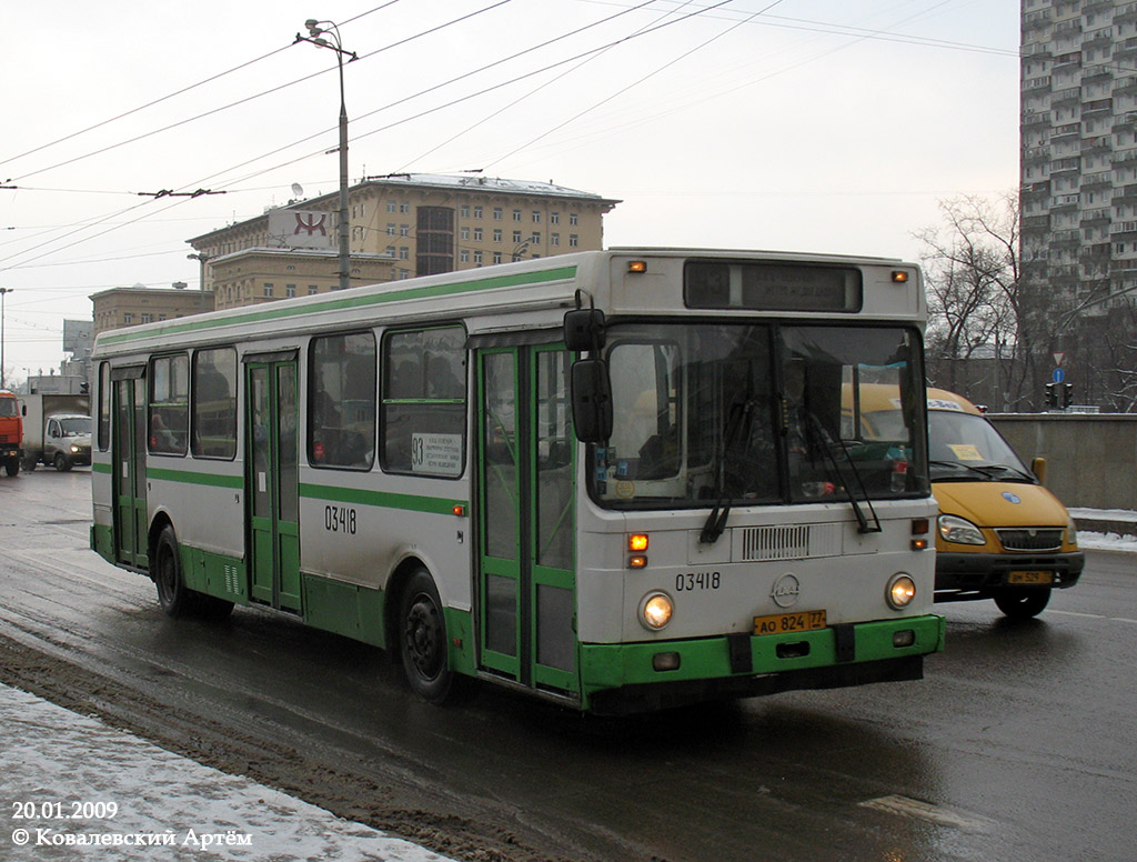 Москва, ЛиАЗ-5256.25 № 03418