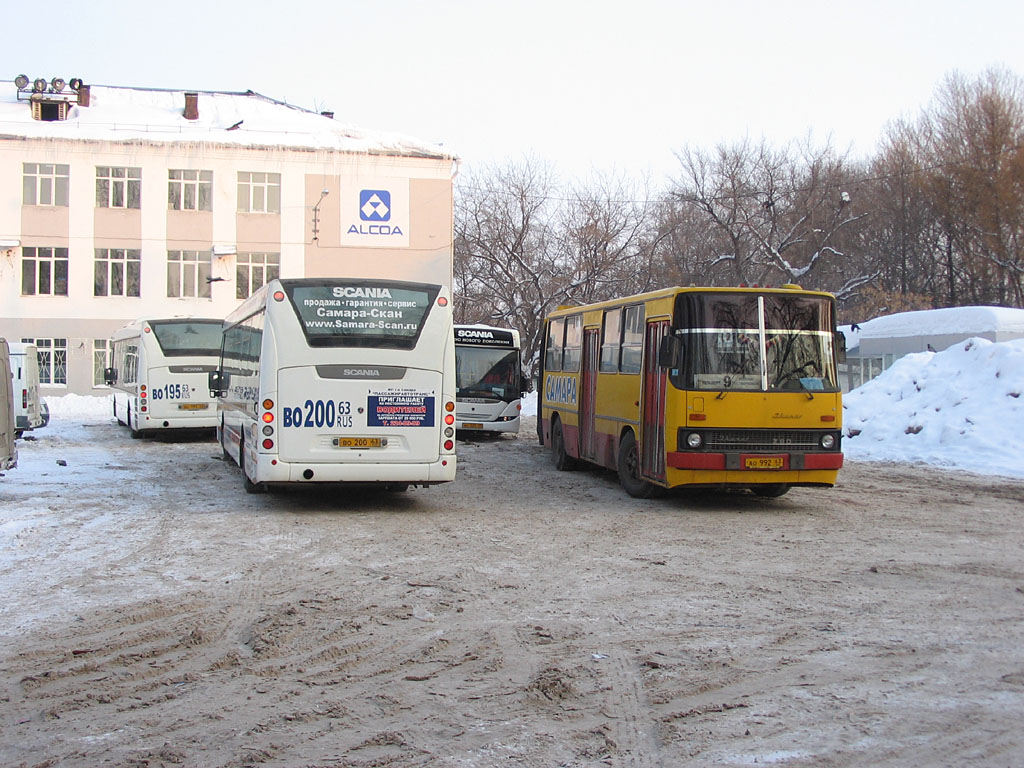 Самарская область, Scania OmniLink II (Скания-Питер) № 25022; Самарская область, Ikarus 280.33 № 1789; Самарская область — Автовокзалы, автостанции и конечные остановки