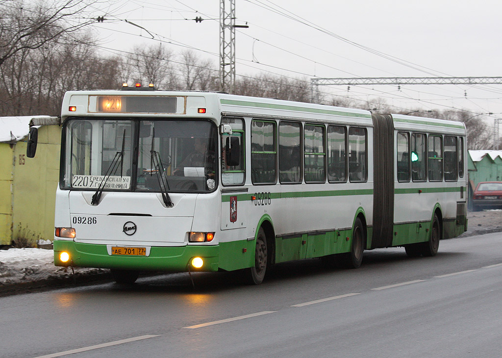 Москва, ЛиАЗ-6212.00 № 09286