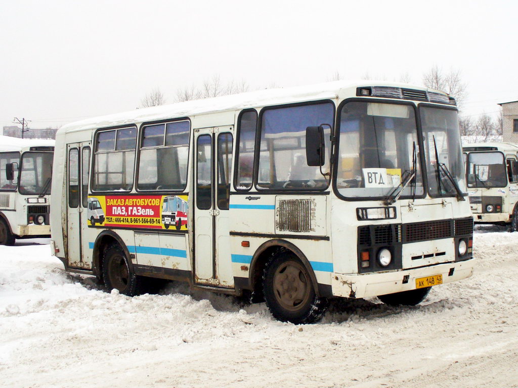 Кировская область, ПАЗ-32054 № АК 148 43