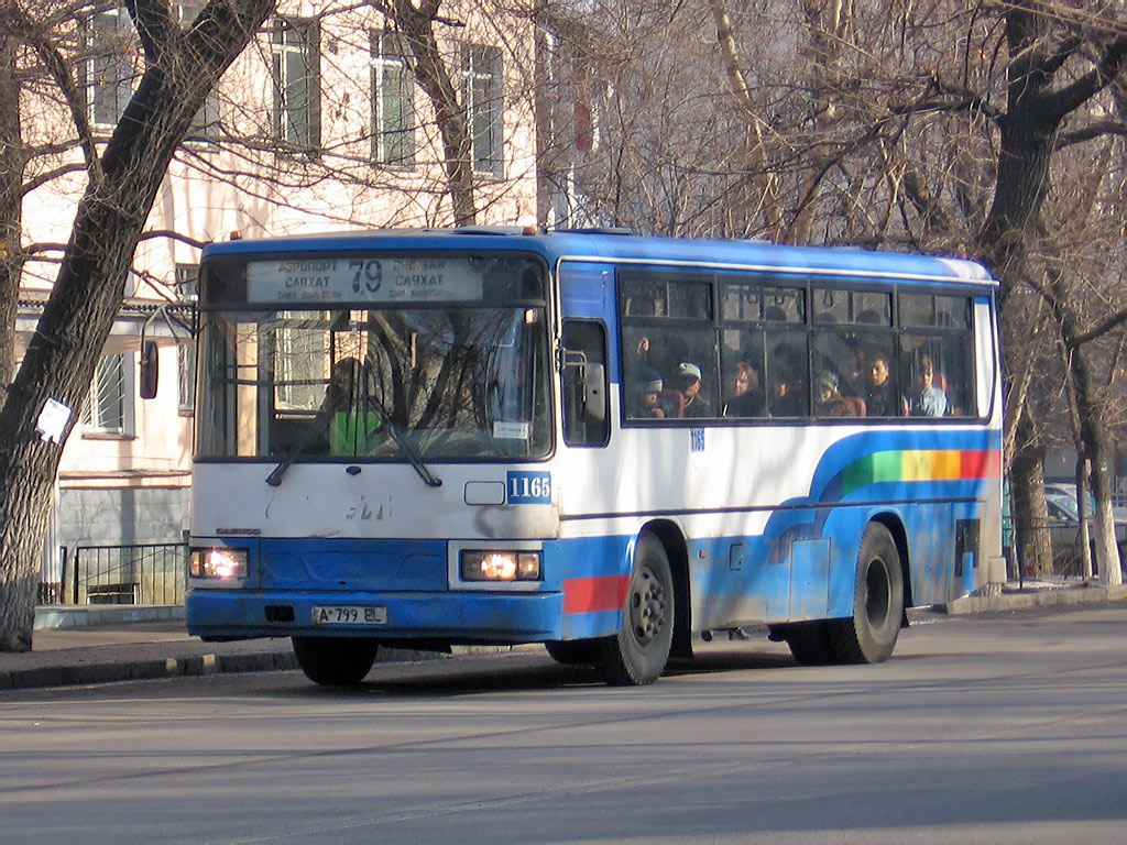 Алматы, Daewoo BS090 (Ulsan) № 1165 — Фото — Автобусный транспорт