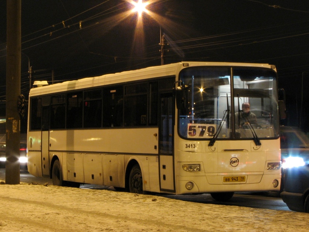 Санкт-Петербург, ЛиАЗ-5256.23-01 (ГолАЗ) № 3413