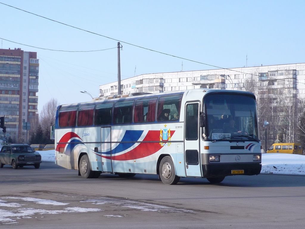 Саратовская область, Mercedes-Benz O303-15RHD Витязь № АН 136 64