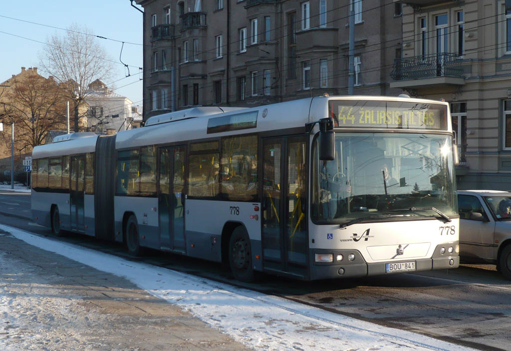 Литва, Volvo 7700A № 778