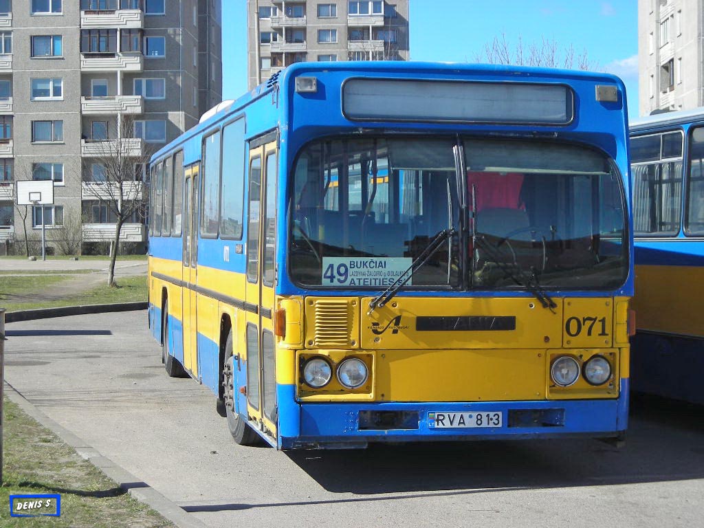 Литва, Scania CN112 № 071
