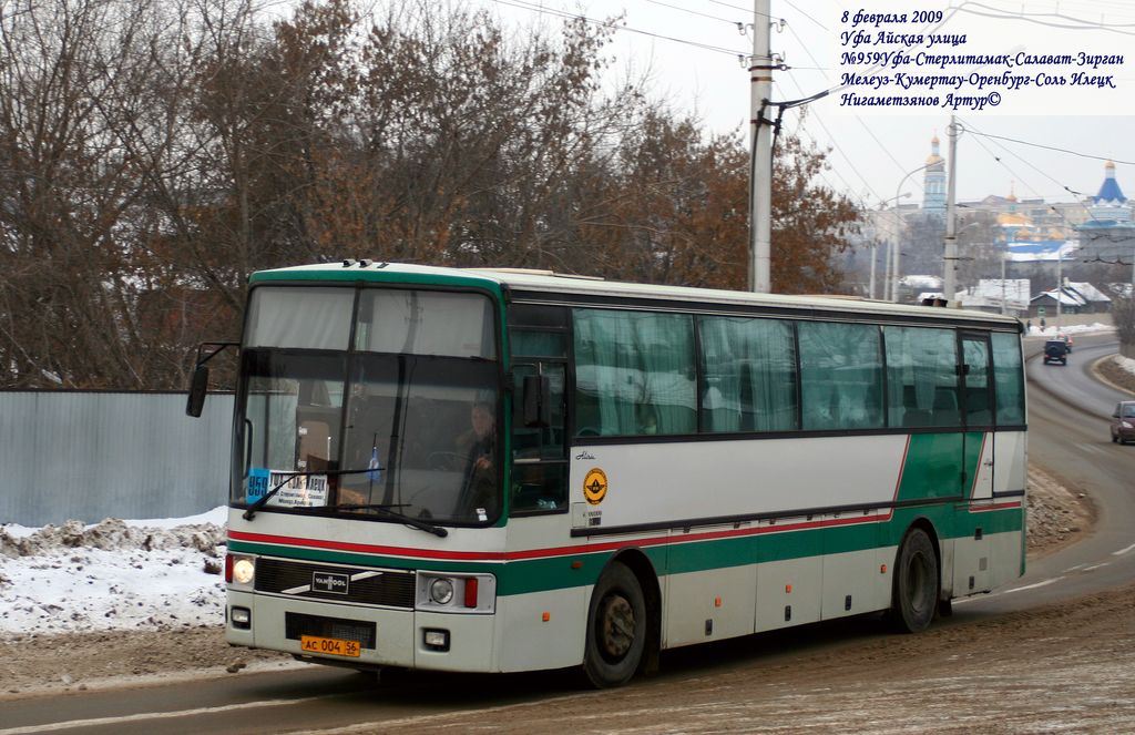 Оренбургская область, Van Hool T8 Alizée 350 № АС 004 56