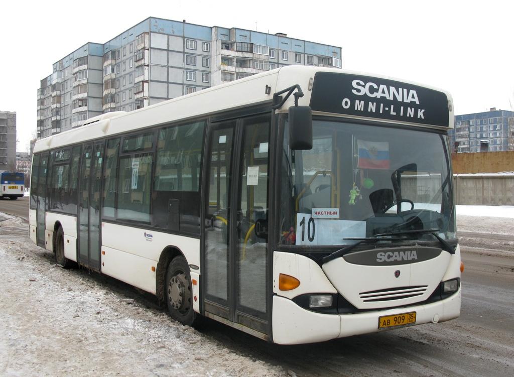 Вологодская область, Scania OmniLink I (Скания-Питер) № АВ 909 35