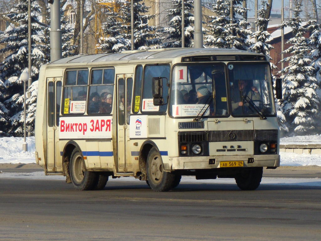 Архангельская область, ПАЗ-32054 № АВ 569 29