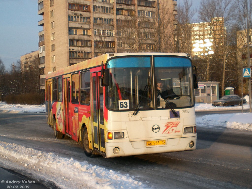 Санкт-Петербург, ЛиАЗ-5256.25 № 3003