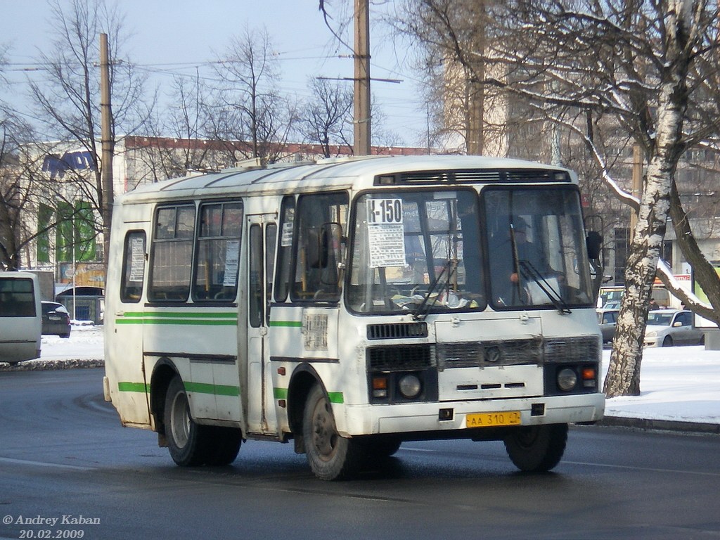 Санкт-Петербург, ПАЗ-32053 № АА 310 47