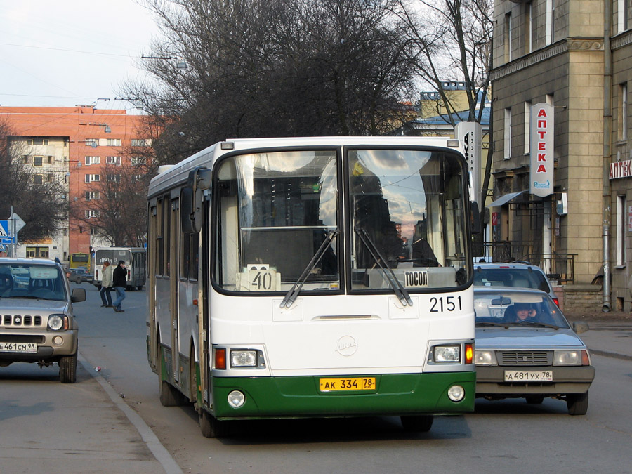 Санкт-Петербург, ЛиАЗ-5256.25 № 2151