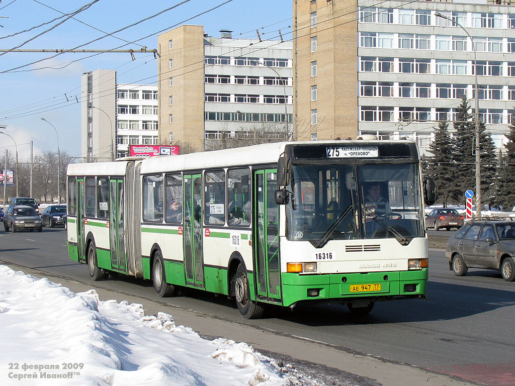 Москва, Ikarus 435.17 № 16316