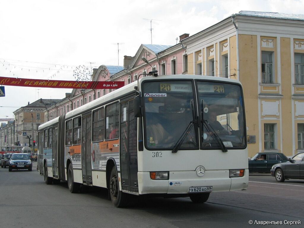 Тверская область, Mercedes-Benz O345G № 302; Тверская область — Городские, пригородные и служебные автобусы Твери (2000 — 2009 гг.)