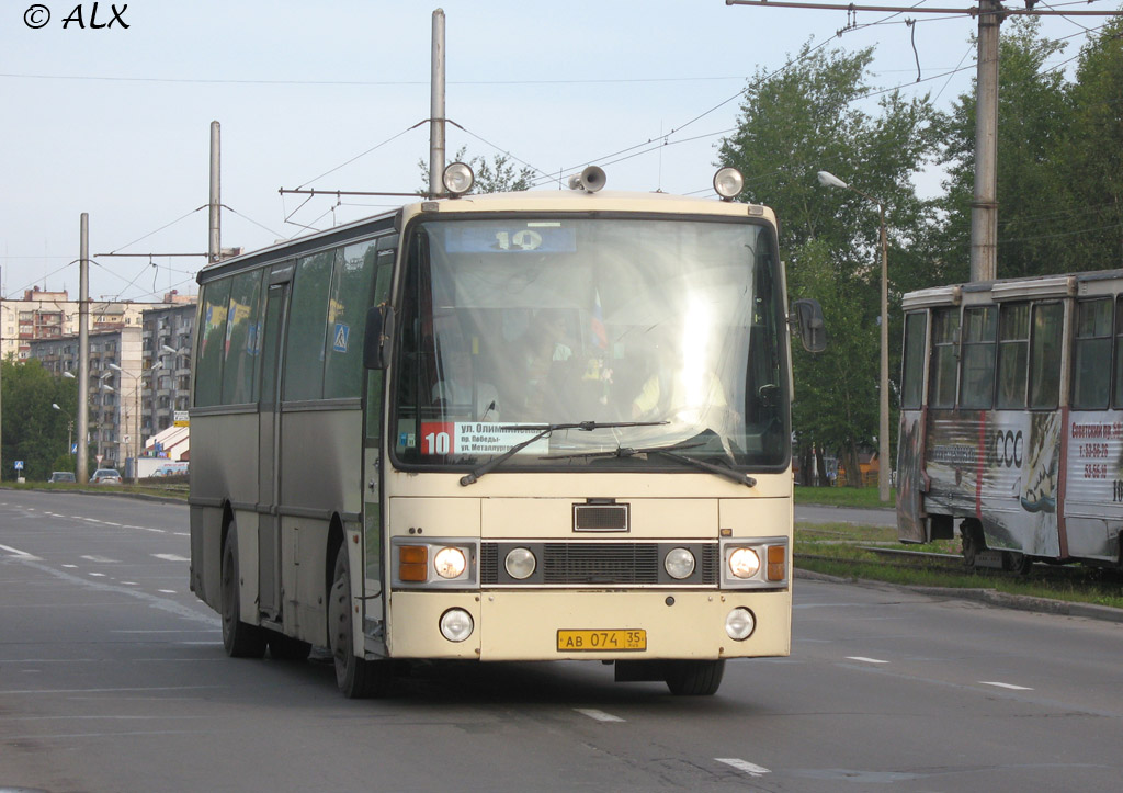 Вологодская область, Van Hool T8 Alizée № АВ 074 35