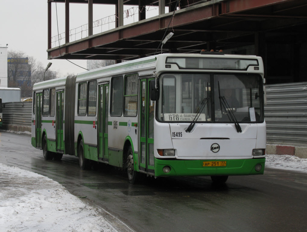 Москва, ЛиАЗ-6212.01 № 15495