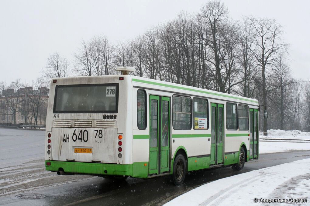 Санкт-Петербург, ЛиАЗ-5256.25 № 3218