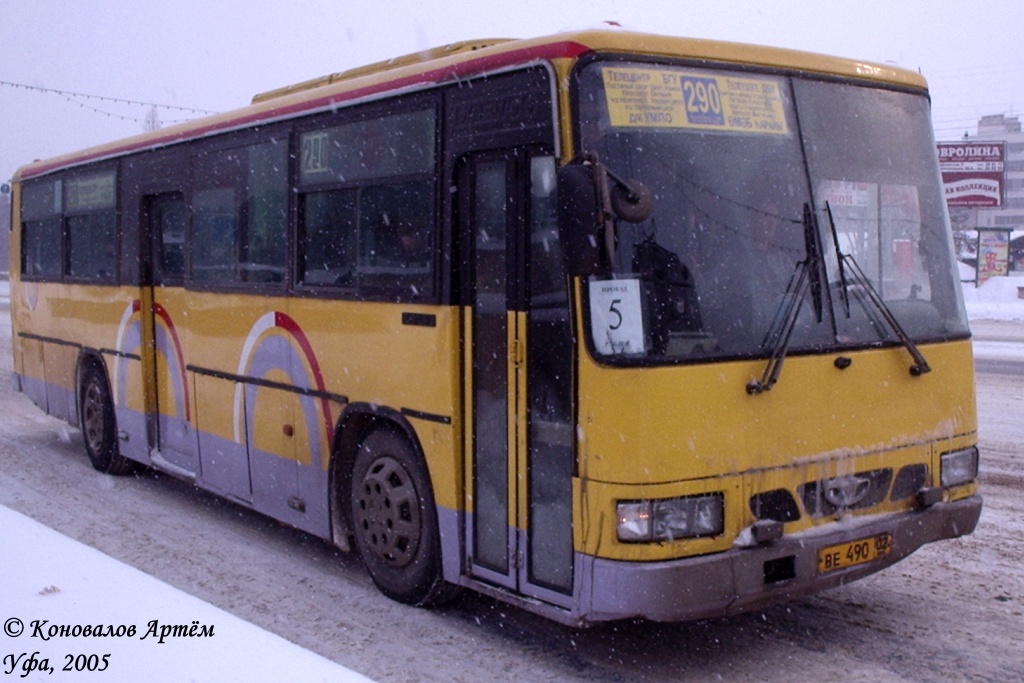 Башкортостан, Daewoo BS106 Royal City (Busan) № ВЕ 490 02