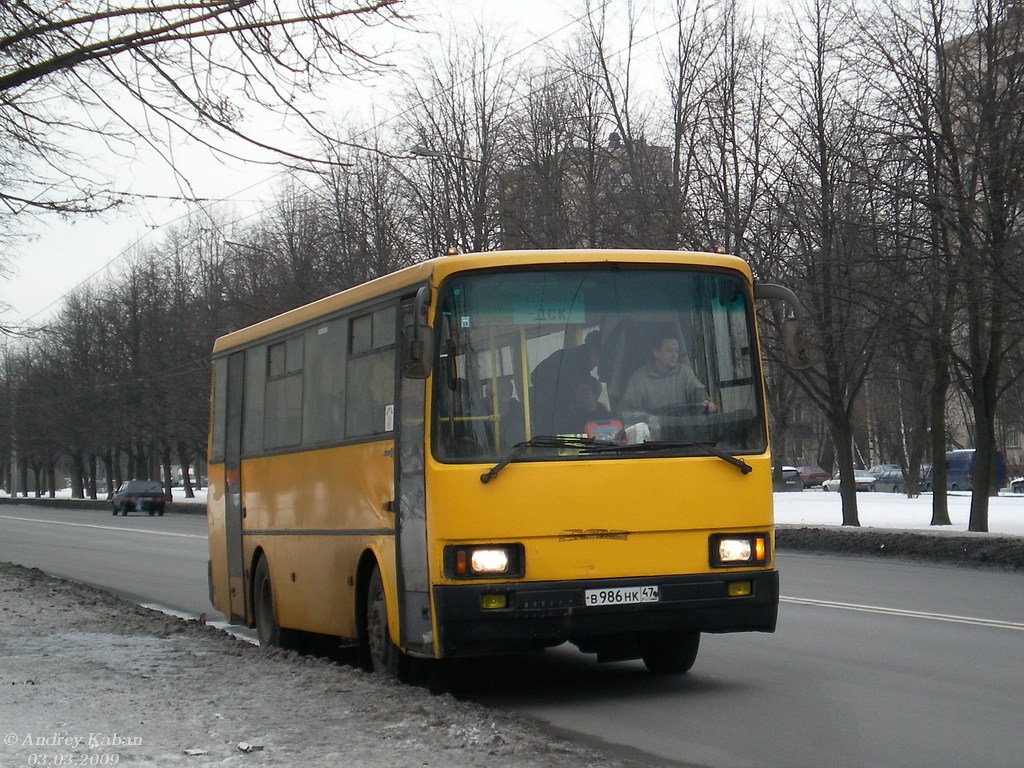 Ленинградская область, ЛАЗ А1414 "Лайнер-9" № В 986 НК 47