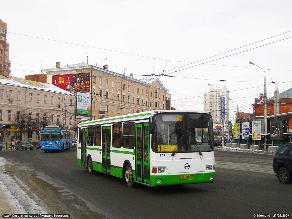 Тульская область, ЛиАЗ-5256.26 № 502