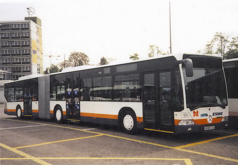 Гессен, Mercedes-Benz O530G Citaro G № 124; Гессен — Открытки "Автобусы Висбадена"