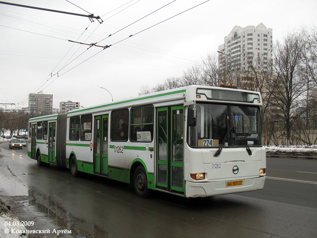 Москва, ЛиАЗ-6212.00 № 01262