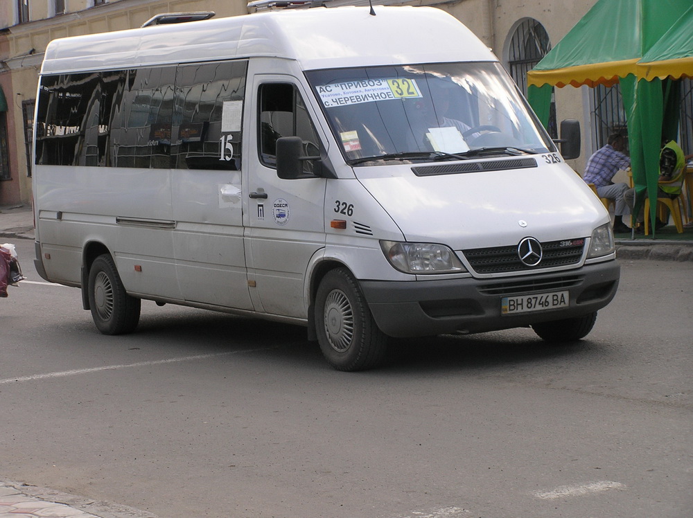 Одесская область, Mercedes-Benz Sprinter W903 313CDI № 326