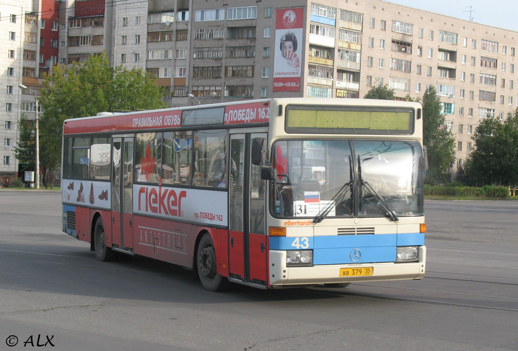 Вологодская область, Mercedes-Benz O405 № АВ 379 35