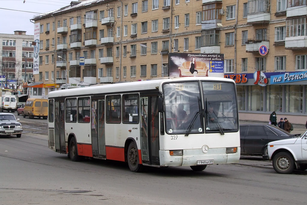 Тверская область, Mercedes-Benz O345 № 327; Тверская область — Городские, пригородные и служебные автобусы Твери (2000 — 2009 гг.)
