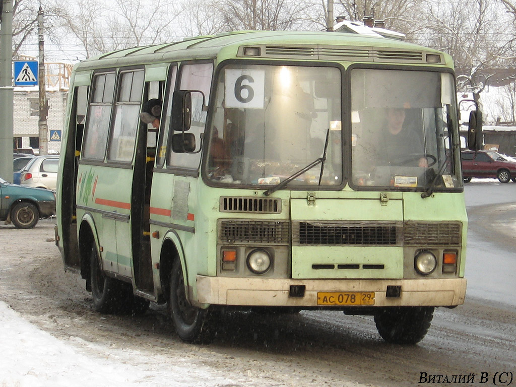 Архангельская область, ПАЗ-32054 № АС 078 29