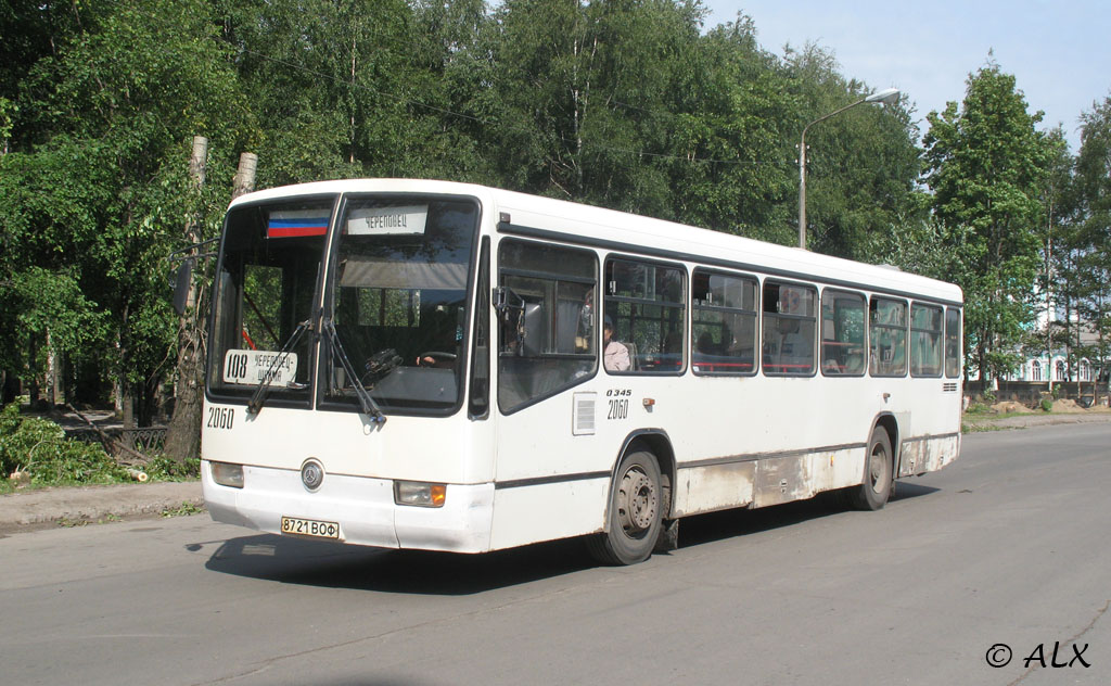 Вологодская область, Mercedes-Benz O345 № 2060