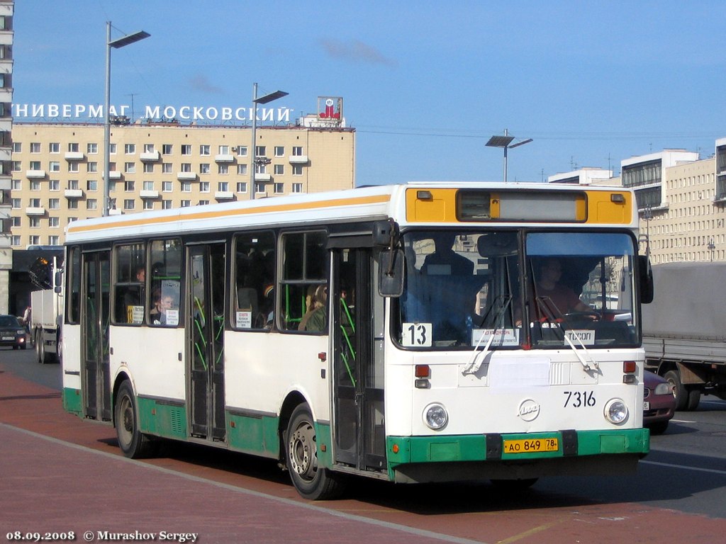 Санкт-Петербург, ЛиАЗ-5256.25 № 7316