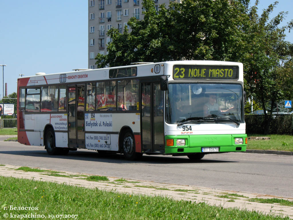 Польша, MAN 895 NL202 № 954