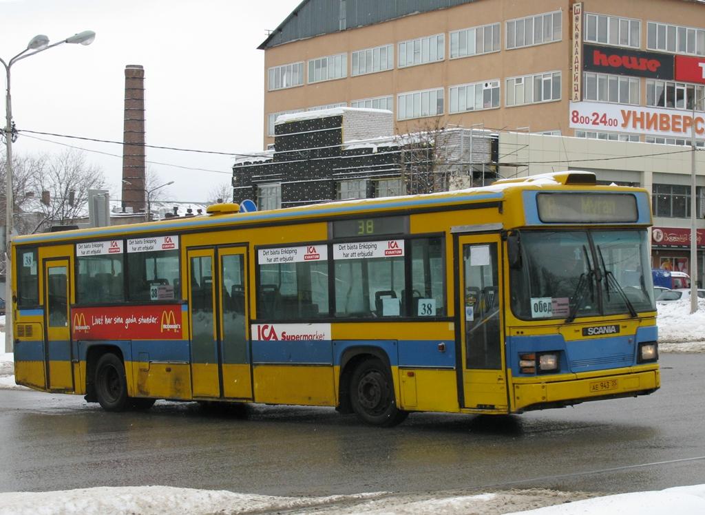 Вологодская область, Scania CN113CLL MaxCi № АЕ 943 35