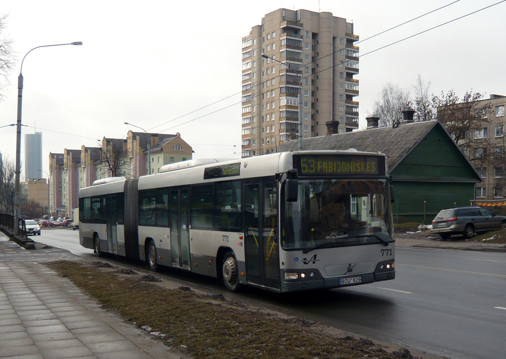 Литва, Volvo 7700A № 771