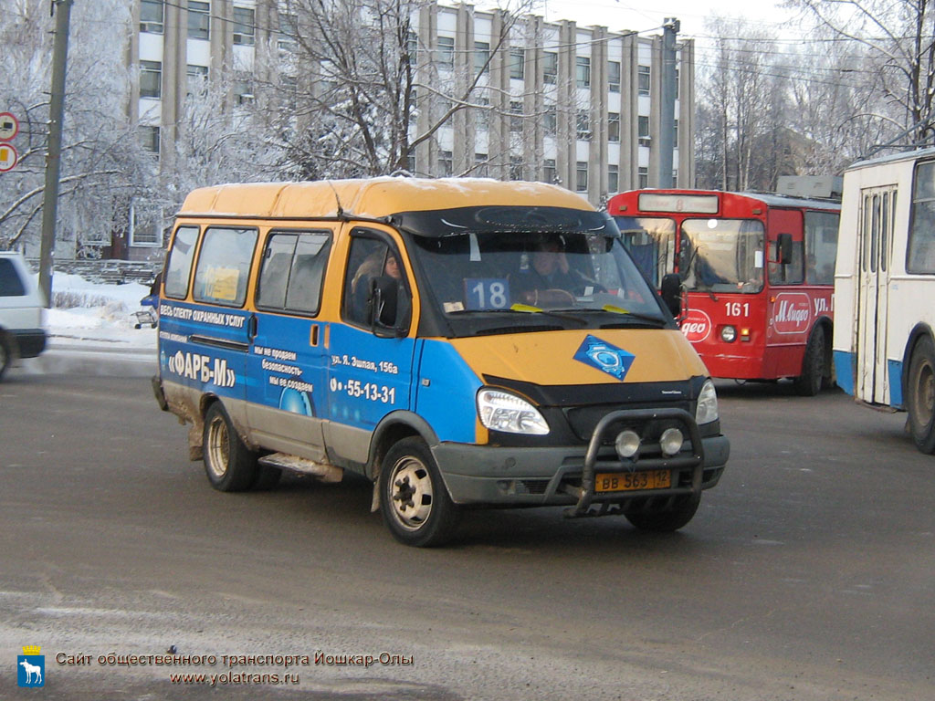 Марий Эл, ГАЗ-322131 (X78) № ВВ 563 12 — Фото — Автобусный транспорт