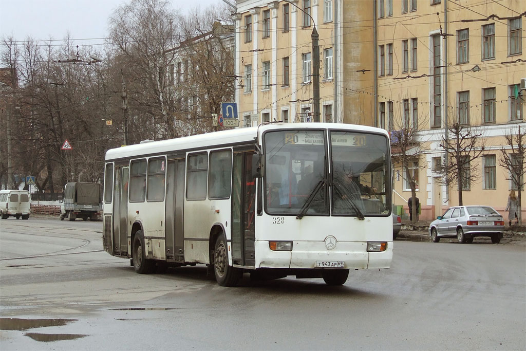 Тверская область, Mercedes-Benz O345 № 328; Тверская область — Городские, пригородные и служебные автобусы Твери (2000 — 2009 гг.)