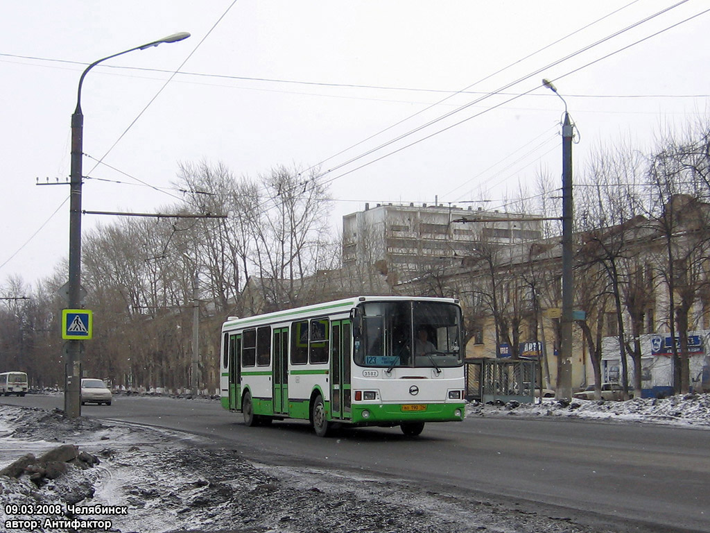 Челябинская область, ЛиАЗ-5256.25 № 3502