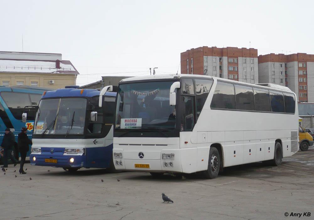 Чувашия, Mercedes-Benz O350-15RHD Tourismo № АН 535 21