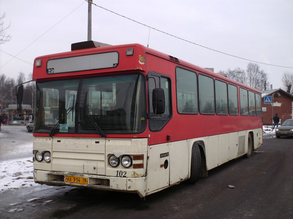 Санкт-Петербург, Scania CN112CL № 102