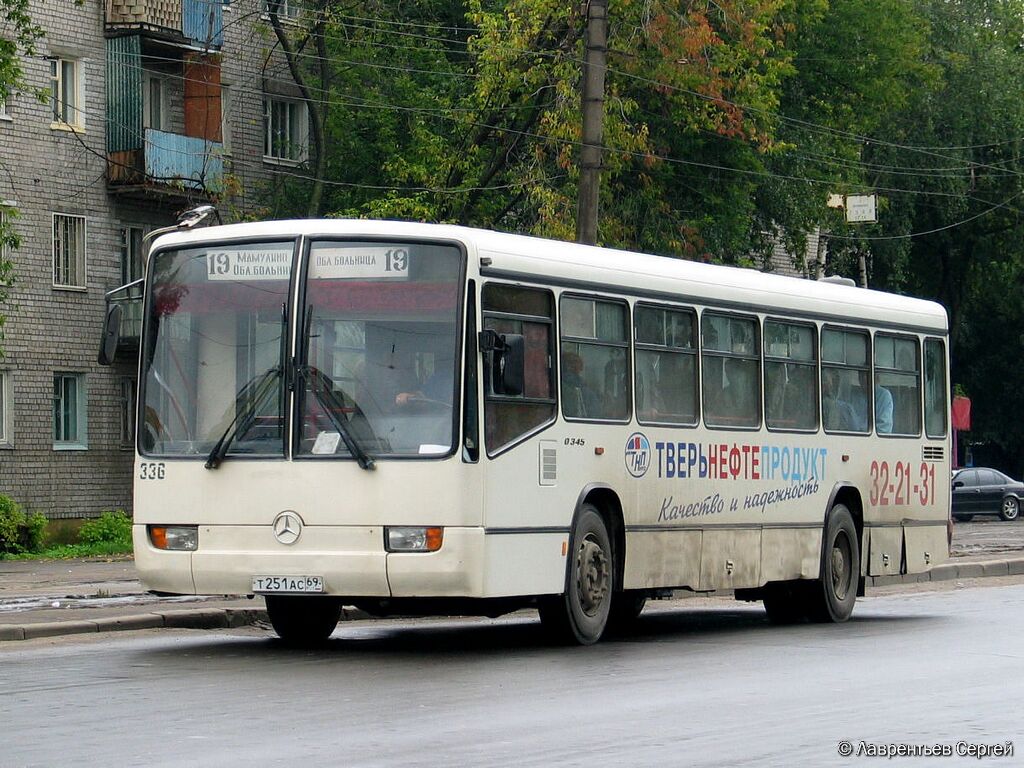 Тверская область, Mercedes-Benz O345 № 336; Тверская область — Городские, пригородные и служебные автобусы Твери (2000 — 2009 гг.)