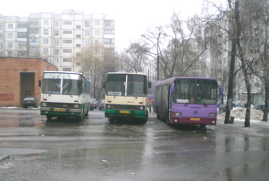 Курская область, Ikarus 260.43 № АВ 052 46; Курская область, Ikarus 260.43 № АК 603 46; Курская область, ЛиАЗ-5256.25 № АМ 187 46; Курская область — Разные фотографии